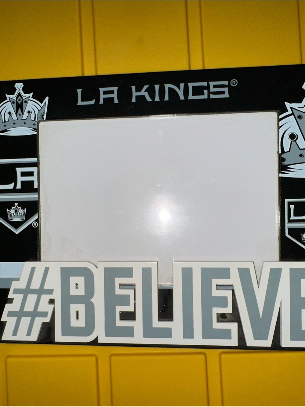 LA Kings #BELIEVE Photo Frame in Black and White